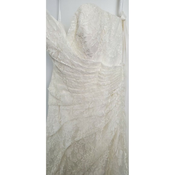 NWT Allure Bridals Lace Ivory Wedding Dress Size‎ 22 Size 12 - Picture 4 of 12